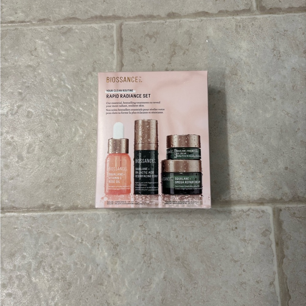 Biossance Pink and Black Skincare Serum & Face Oil